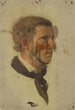 Studio di un contadino di profilo - Jakob Becker — vista dell’opera