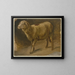 Moutons - Jakob Becker — quadro incorniciato alla parete