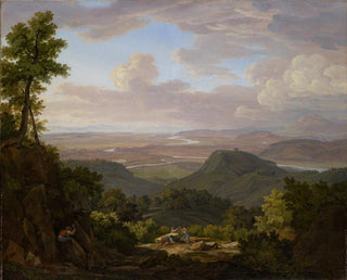 Jakob Christoph Miville - View from the Muttenz Quarry toward Basel and the Plains of the Rhine River.webp