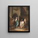 Partenza per la passeggiata - Jakob Emanuel Gaisser — quadro incorniciato alla parete