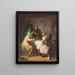 La visite du café - Jakob Emanuel Gaisser — quadro incorniciato alla parete