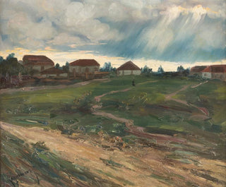 Averse sur le village - Jakob Koganowsky — vista dell’opera
