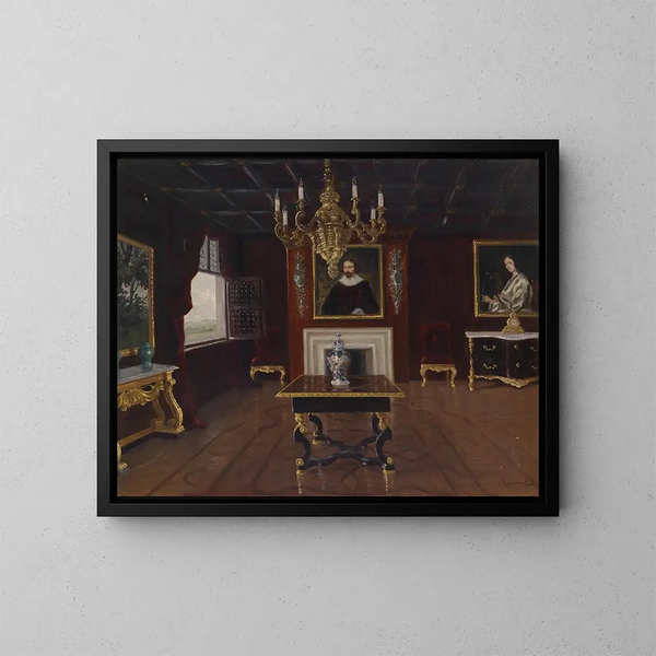 interno elegante - Jakob Koganowsky — quadro incorniciato alla parete