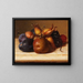 Nature morte con frutta e noci - Jakob Lehnen — quadro incorniciato alla parete