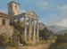 Il tempio di Ercole a Cori vicino a Velletri - Jakob Philipp Hackert — vista dell’opera