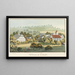 Affoltern nell'Emmental - Jakob Samuel Weibel — quadro incorniciato alla parete