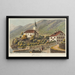 Brienz - Jakob Samuel Weibel — quadro incorniciato alla parete