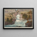 Cascata del Reno - Jakob Samuel Weibel — quadro incorniciato alla parete
