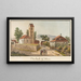 Diesbach vicino a Büren - Jakob Samuel Weibel — quadro incorniciato alla parete
