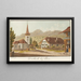 Diesbach vicino a Thoune - Jakob Samuel Weibel — quadro incorniciato alla parete