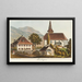 Frutigen - Jakob Samuel Weibel — quadro incorniciato alla parete