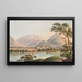 Vista di Interlaken - Jakob Samuel Weibel — quadro incorniciato alla parete