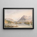 Vista dei dintorni di Thun - Jakob Samuel Weibel — quadro incorniciato alla parete