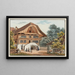 Vista dell'osteria di Matten cantone di Berna - Jakob Samuel Weibel — quadro incorniciato alla parete