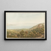 Vista dei dintorni di Vevey da Blonay - Jakob Samuel Weibel — quadro incorniciato alla parete