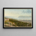 Vista generale del lago di Ginevra - Jakob Samuel Weibel — quadro incorniciato alla parete
