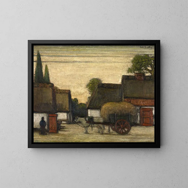 Carro di fieno - Jakob Smits — quadro incorniciato alla parete