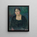 Ritratto della signora Rydeng - Jalmari Ruokokoski — quadro incorniciato alla parete