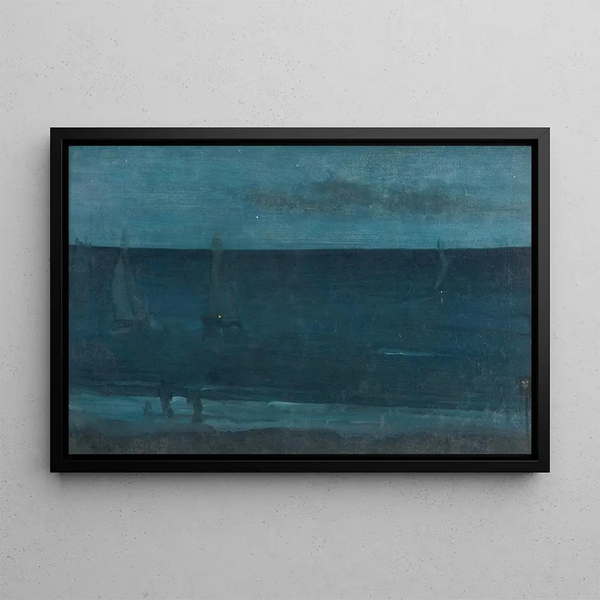 James Abbott McNeill Whistler - Nocturne Blue and SilverBognor.webp