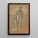 Le Bonnet pourpre - James Abbott McNeill Whistler — quadro incorniciato alla parete