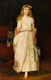 Ritratto della signorina Rose Fenwick bambina - James Archer — quadro incorniciato alla parete