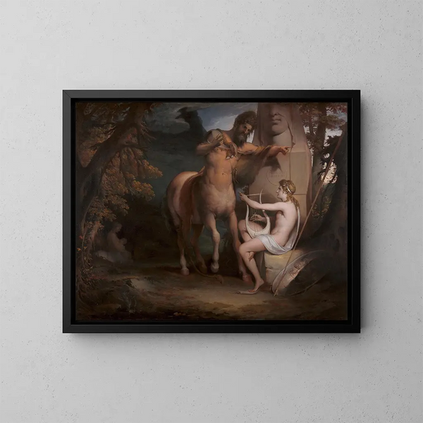 L'educazione di Achille - James Barry — quadro incorniciato alla parete