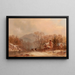 Un après-midi d'hiver - James Brade Sword — quadro incorniciato alla parete