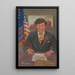Dennis John Kucinich, sindaco di Cleveland - James C. Kulhanek — quadro incorniciato alla parete