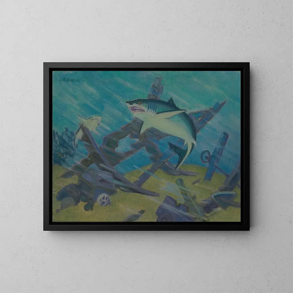 Profondeurs - James C. Kulhanek — quadro incorniciato alla parete