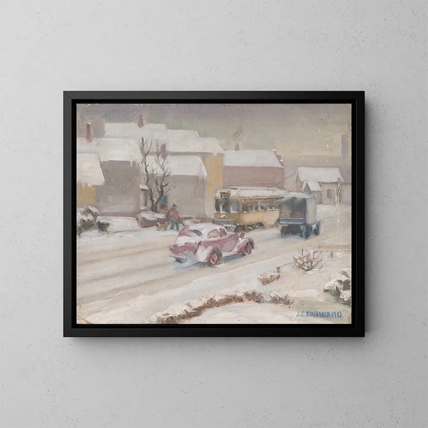 Route Fulton, Cleveland, Ohio - James C. Kulhanek — quadro incorniciato alla parete