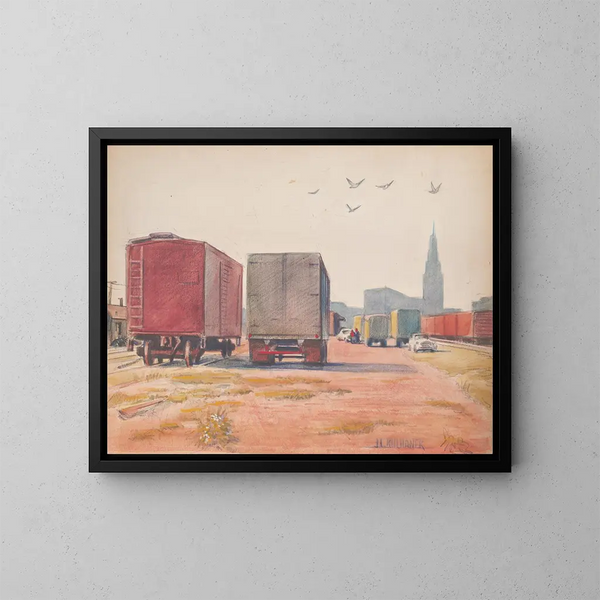 Terminal alimentare del nord dell'Ohio - James C. Kulhanek — quadro incorniciato alla parete