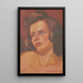 Ritratto di una donna - James C. Kulhanek — quadro incorniciato alla parete