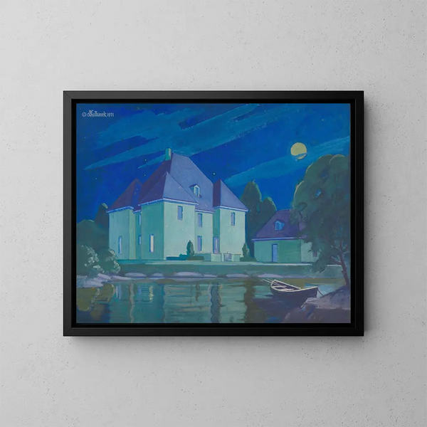 Riflessioni in Normandia - James C. Kulhanek — quadro incorniciato alla parete