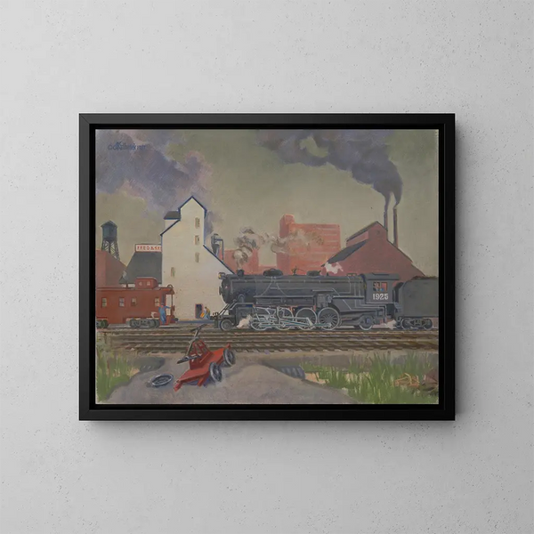 Il cavallo di ferro - James C. Kulhanek — quadro incorniciato alla parete