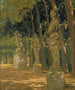 Carrefour al termine del Tappeto Verde Versailles - James Carroll Beckwith — vista dell’opera