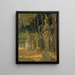 Carrefour al termine del Tappeto Verde Versailles - James Carroll Beckwith — quadro incorniciato alla parete