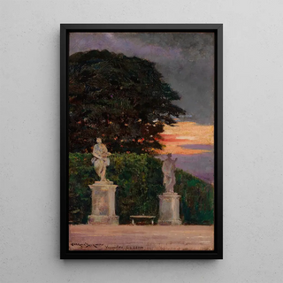 James Carroll Beckwith - Corner of the Terrace Versailles.webp