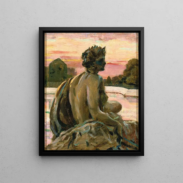 L'une des figure del Parterre d'Eau - James Carroll Beckwith — quadro incorniciato alla parete