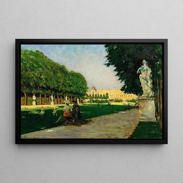 Le Tapis Vert, Versailles - James Carroll Beckwith — quadro incorniciato alla parete