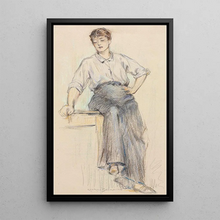 James Carroll Beckwith - The Toiler.webp