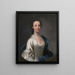 Ritratto di una dama - James Cranke — quadro incorniciato alla parete