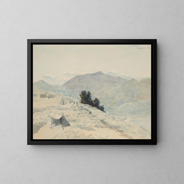 Ngatapa Te Kooti Pa - James Crowe Richmond — quadro incorniciato alla parete