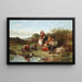 I barche giocattolo - James Curnock — quadro incorniciato alla parete