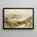 Le scogliere di Étretat - James David Smillie — quadro incorniciato alla parete