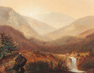 Cascata e colline lontane - James David Smillie — vista dell’opera