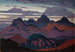 Crepuscolo profondo nei Pirenei - James Dickson Innes — vista dell’opera