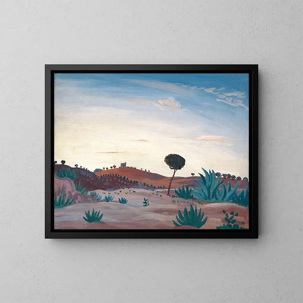 Paesaggio spagnolo - James Dickson Innes — quadro incorniciato alla parete