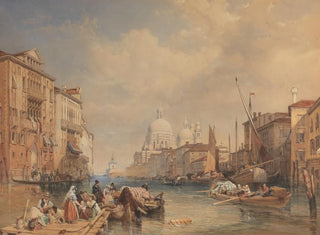 Le Grand Canal à Venise - James Duffield Harding — vista dell’opera