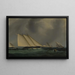 Regata di yacht - James E. Buttersworth — quadro incorniciato alla parete
