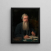 Ritratto di Elliot Coues - James Edward Barclay — quadro incorniciato alla parete